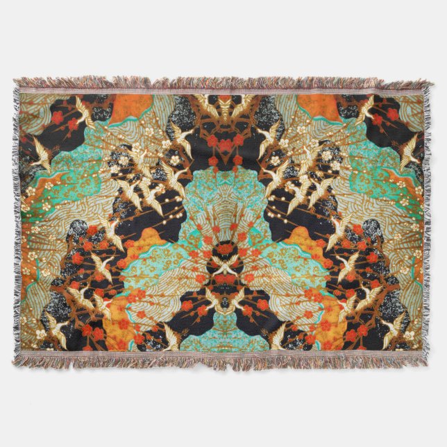 Couverture CRANES VOLONTAIRES AVEC FLEURS PRINTEMPS Floral ja (Devant)