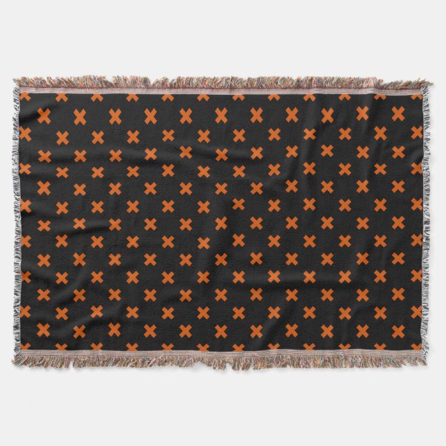 Couverture Croix orange sur le noir (Devant)