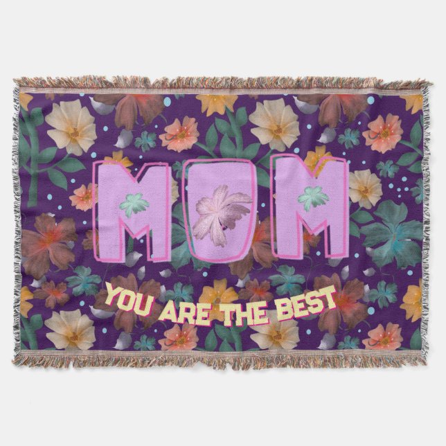 Couverture Custom and personalized mother's day gift  lumbar (Devant)