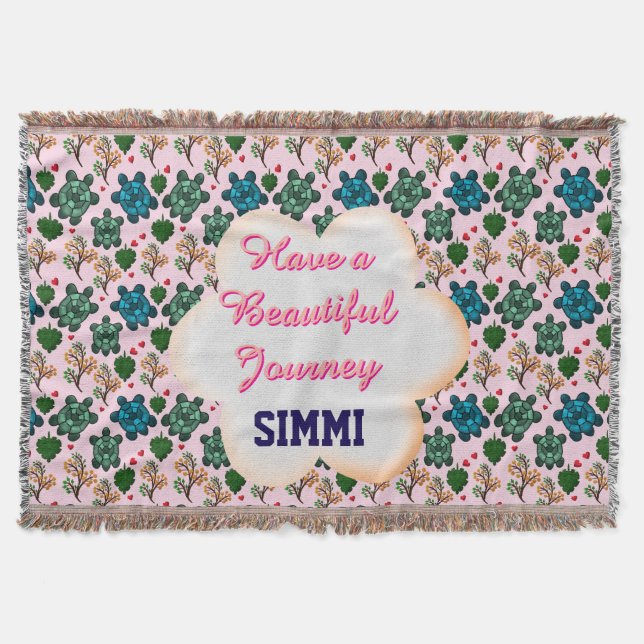 Couverture Custom turtle pattern  (Devant)