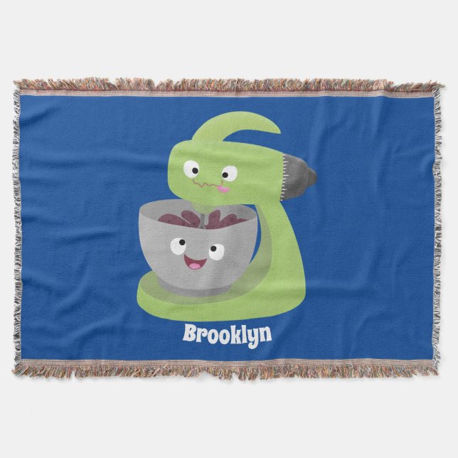 Couverture Cute cake mixer cuisine appareil dessin animé (Devant)