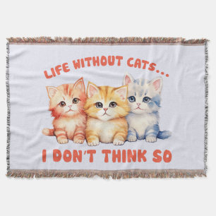 Couverture Cute Chatons Colorés - Vie Sans Chats?