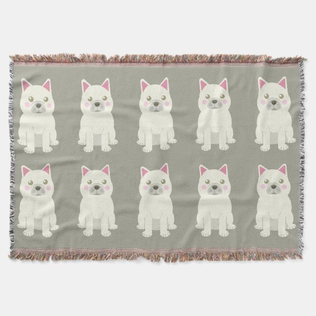 Couverture Cute Cheeks French Bulldog (Devant)