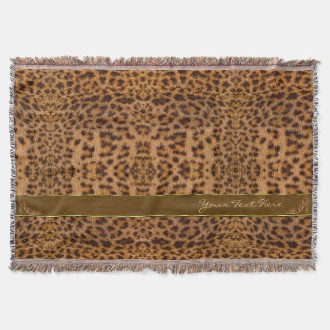 Couverture Cute Girly Jaguar Motif Poster de animal & Stilett (Devant)