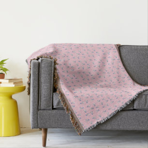 Couverture Cute licorne sur rose