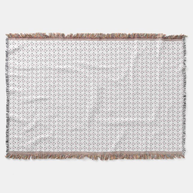 Couverture Cute Motif de chat Arrière - plan sans couture (Devant)