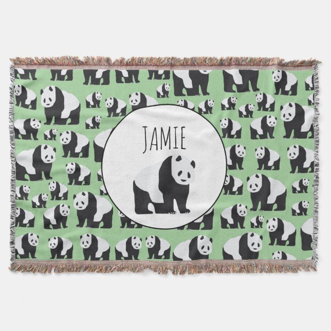 Couverture Cute Panda Motif ours (Devant)