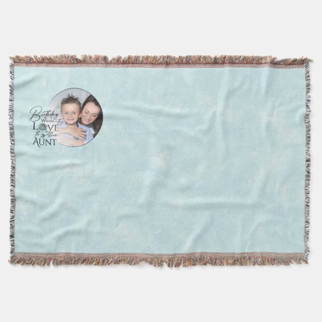 Couverture Cute Simple Gifts For Aunts | Custom Aunt Birthday (Devant)