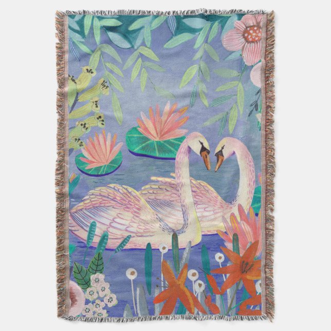 Couverture Cygne dans la livre | Fleur botanique florale d'oi (devant Vertical)