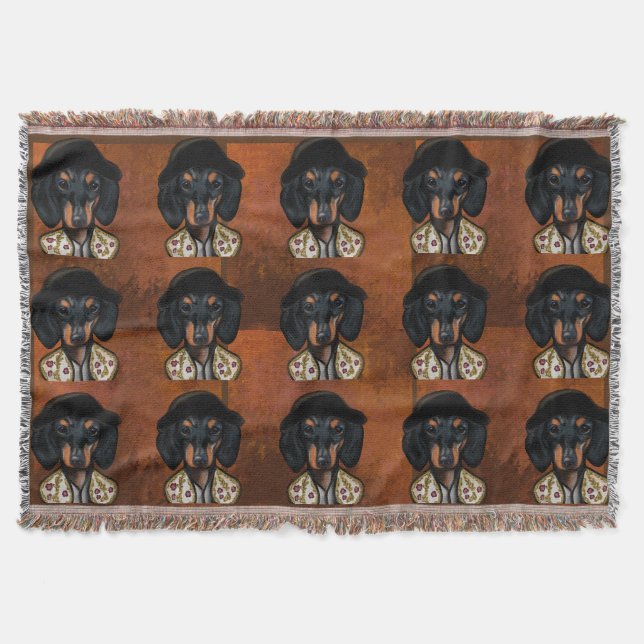 COUVERTURE DACHSHUND          (Devant)