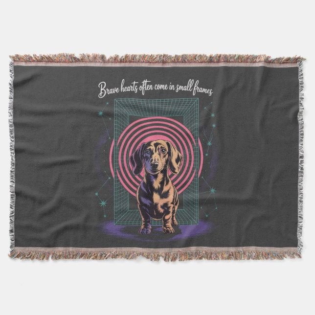 Couverture Dachshund Brave Hearts Often Come In Small Frames (Devant)