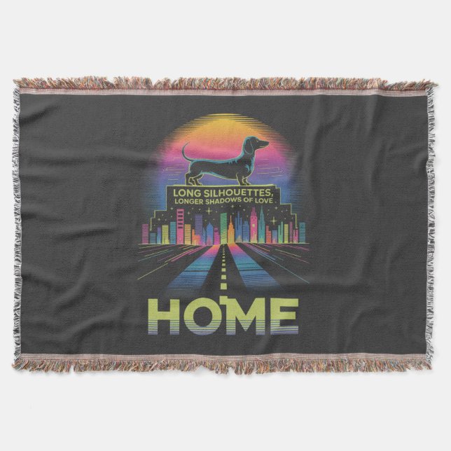 Couverture Dachshund Long Silhouettes, Longer Shadows Of Love (Devant)