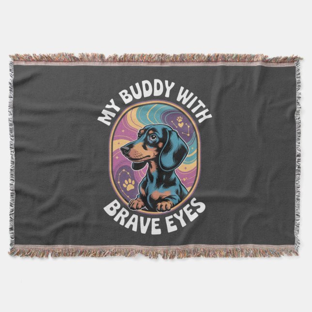 Couverture Dachshund Mon Copain Avec Des Yeux Courageux (Devant)