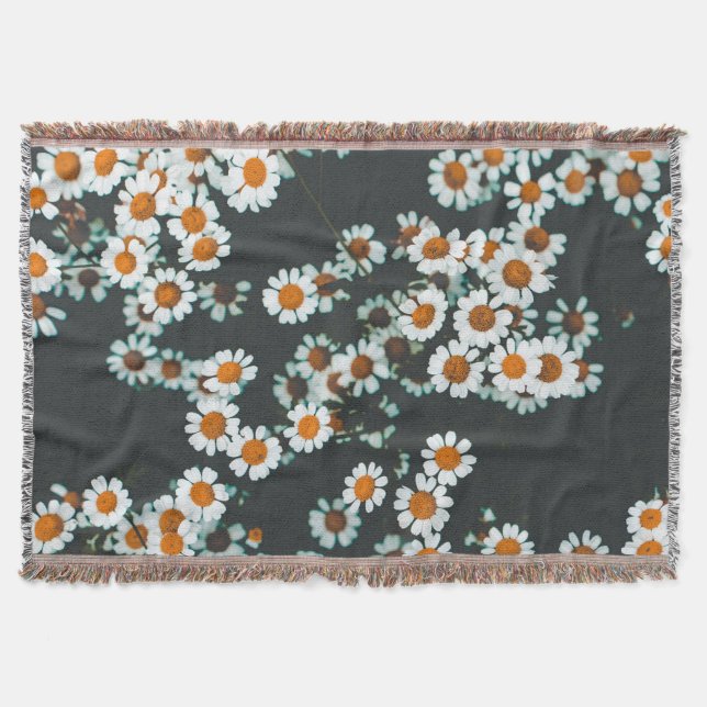 Couverture Daisy Daisies Floral (Devant)