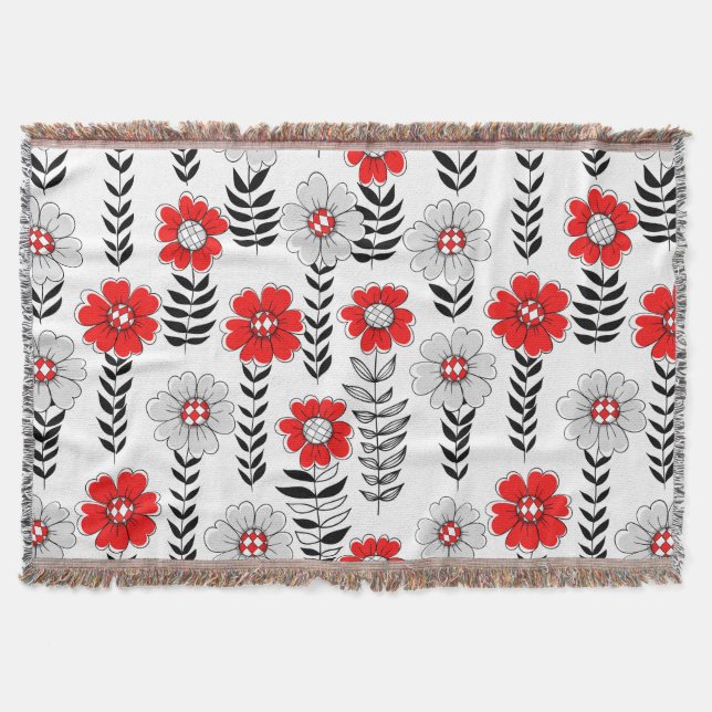 Couverture Daisy dooda en rouge et noir (Devant)