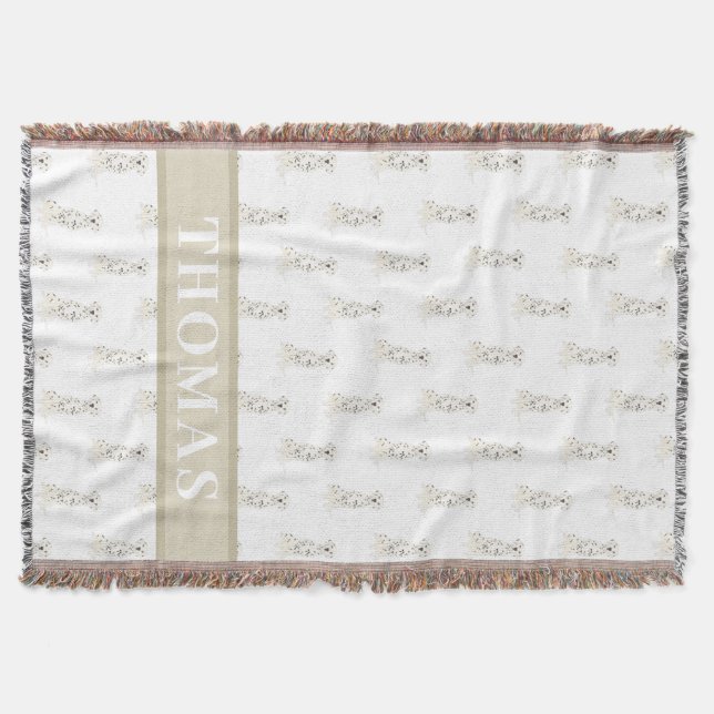 Couverture Dalmatie personnalisée (Devant)