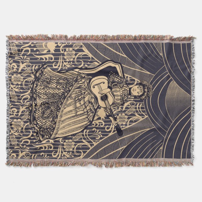 Couverture Dame avec guitare (Devant)