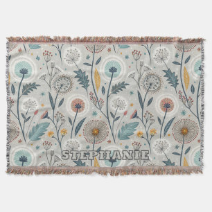 Couverture Dandelion Whimsical & Floral Folal Art sans coutur