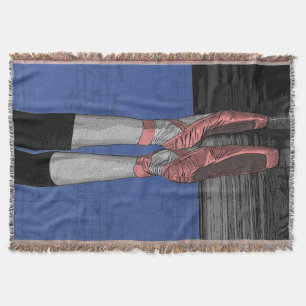 Couverture Danseur De Ballet Avec Chaussures Roses Jetez La C