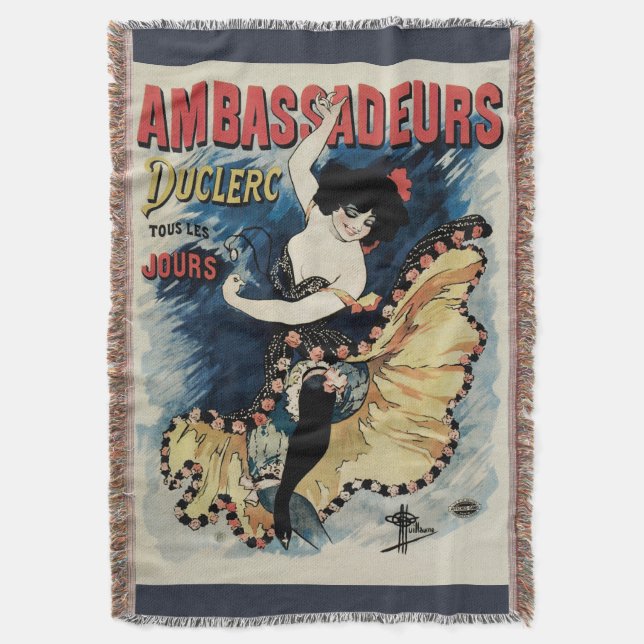 Couverture Danseuse flamenca Art nouveau vintage, Ambassadeur (devant Vertical)
