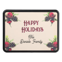 Pine cône vintage et baies Noël