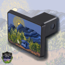 Tente bleue et campement voyage de camping