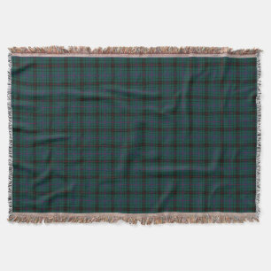 Couverture Davidson Famille Tartan Forêt verte Plaid