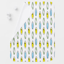 Couverture de bébé de planche de surf