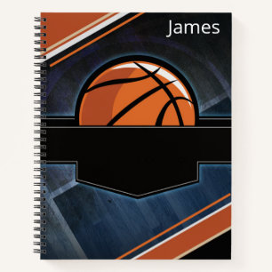 Couverture de cahier de basketball pour garçons