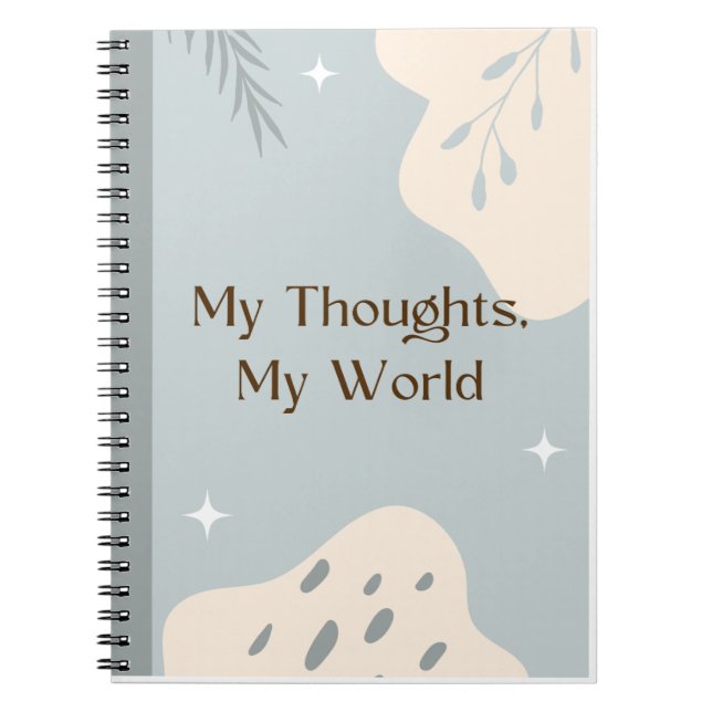 Couverture de cahier grise A4 Document (Devant)