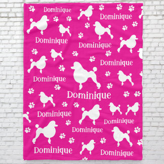 Couverture de caniche personnalisée Cadeau Amoureu