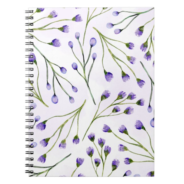 Couverture de Carnet de photo de la spirale floral (Devant)