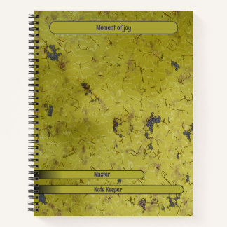 Couverture de Carnet spirale avec impression de te