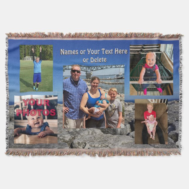 Couverture de collage de photos avec vos 5 photos  (Devant)