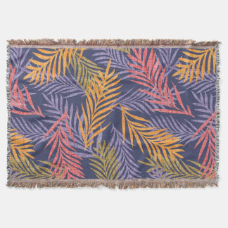 Couverture de décoration tropicale bohème cosy. Fe
