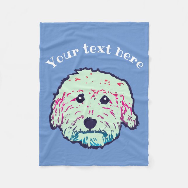 Couverture de doodle - Goldendoodle, don de loodle (Devant)