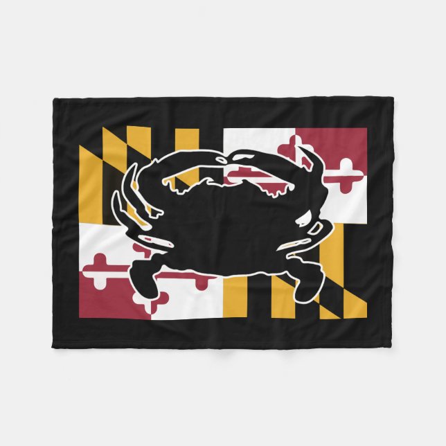 Couverture de drapeau/crabe du Maryland (Devant (Horizontal))