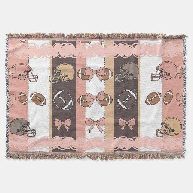 Couverture de football Coquette à motif léopard (6 (Devant)