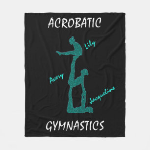 Couverture de gymnastique acrobatique avec jusqu'à