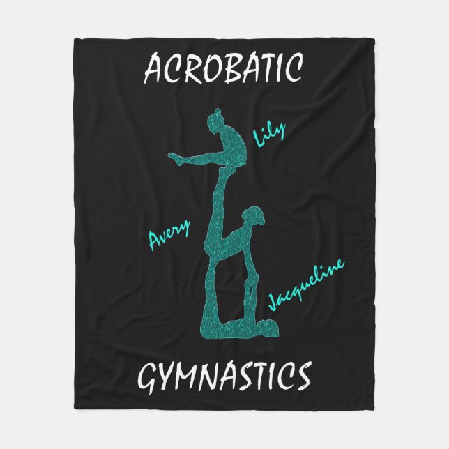 Couverture de gymnastique acrobatique avec jusqu'à (Devant)