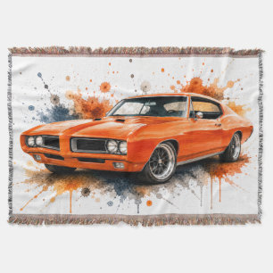 Couverture de jet américain Muscle Car