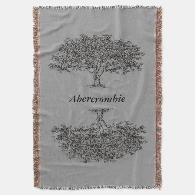 Couverture de jet - arbres généalogiques (devant Vertical)