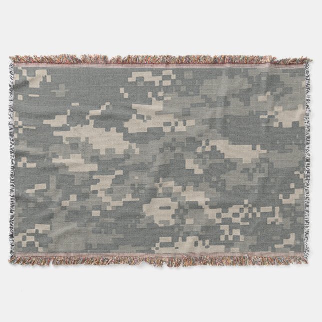 Couverture de jet de camouflage d'ACU Digital Camo (Devant)
