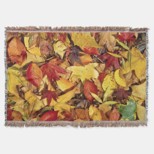 Couverture de jet de chute d'automne