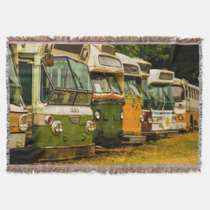 COUVERTURE DE JET DE CIMETIÈRE D'AUTOBUS