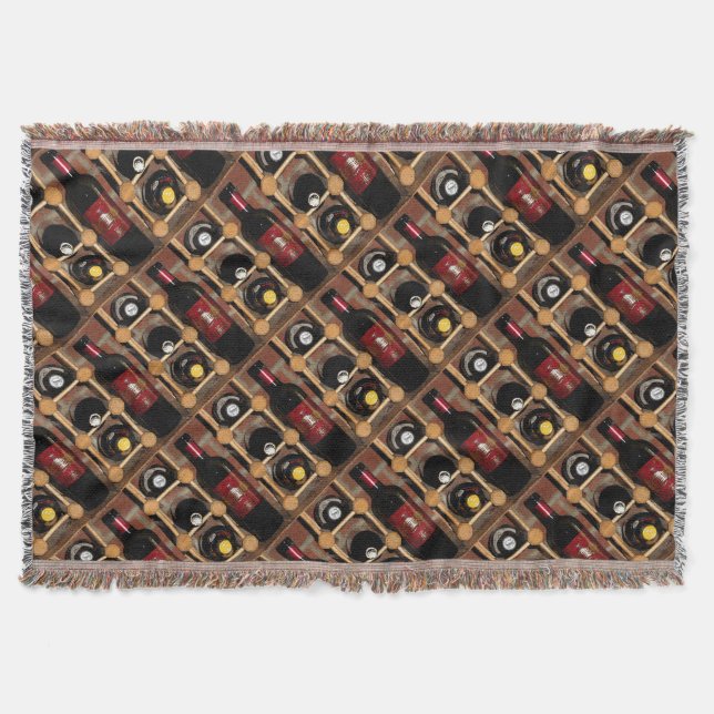 Couverture de jet de support de vin (Devant)