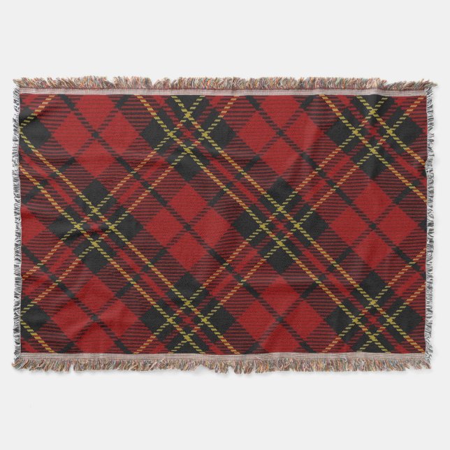 Couverture de jet de tartan de Brodie (Devant)