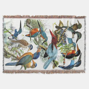Couverture de jet d'étang de faune d'oiseaux de