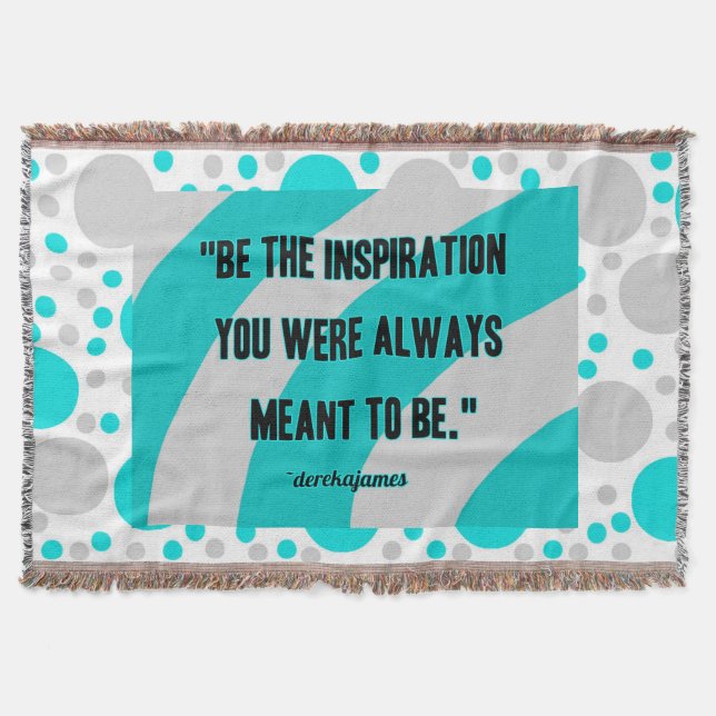 Couverture de jet d'inspiration (Devant)