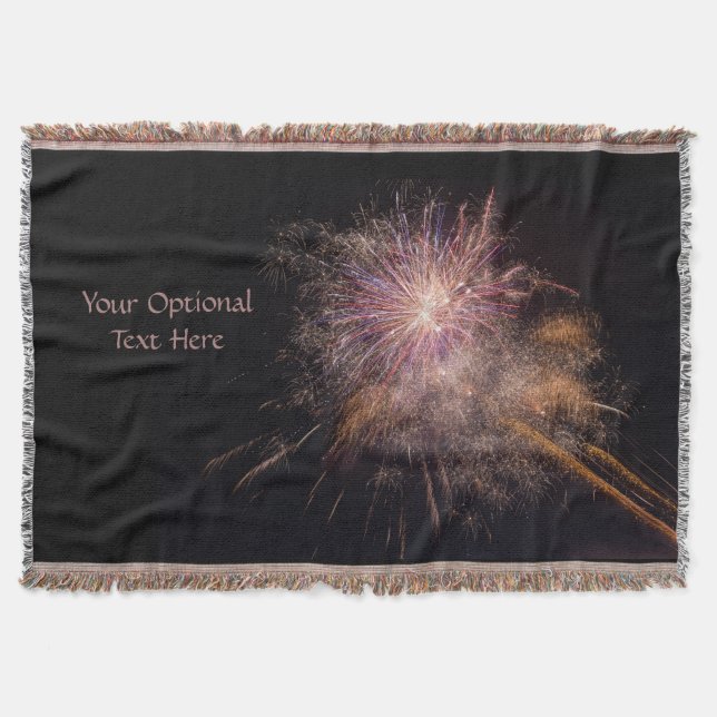 Couverture de jetage personnalisée Fireworks (Devant)